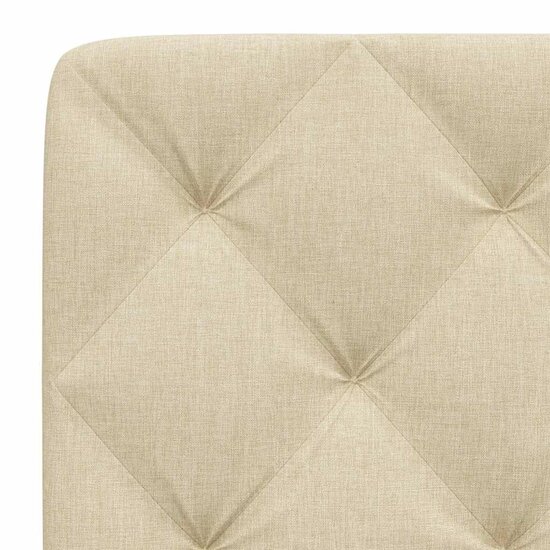 Hoofdbordkussen Stof Kleurig 120 cm Cr&egrave;me