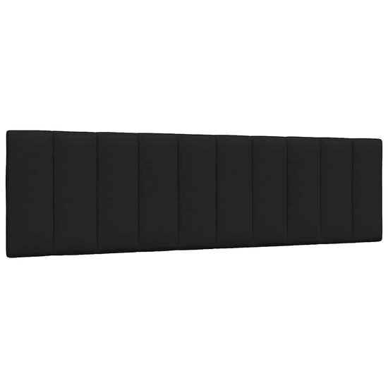 Hoofdbordkussen Stof 180 cm Zwart