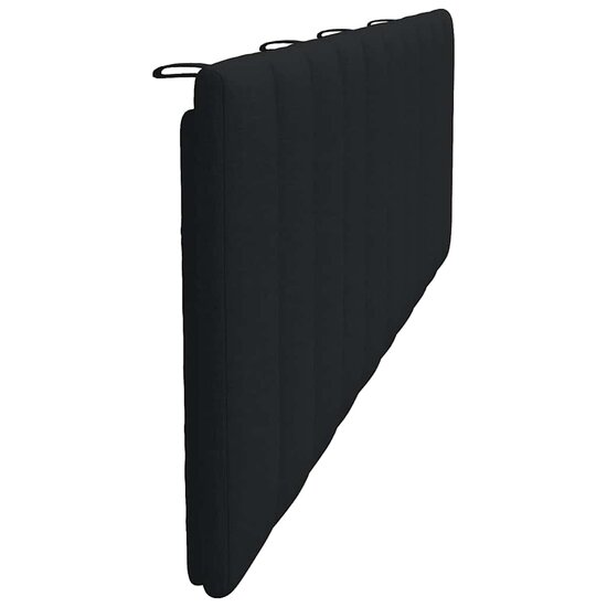 Hoofdbordkussen Stof 180 cm Zwart