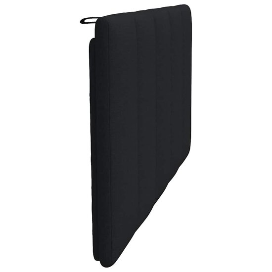 Hoofdbordkussen Stof 100 cm Zwart