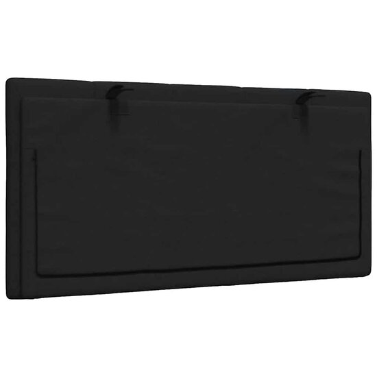 Hoofdbordkussen Stof 100 cm Zwart