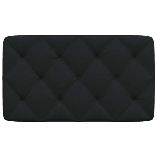 Hoofdbordkussen Stof 80 cm Zwart