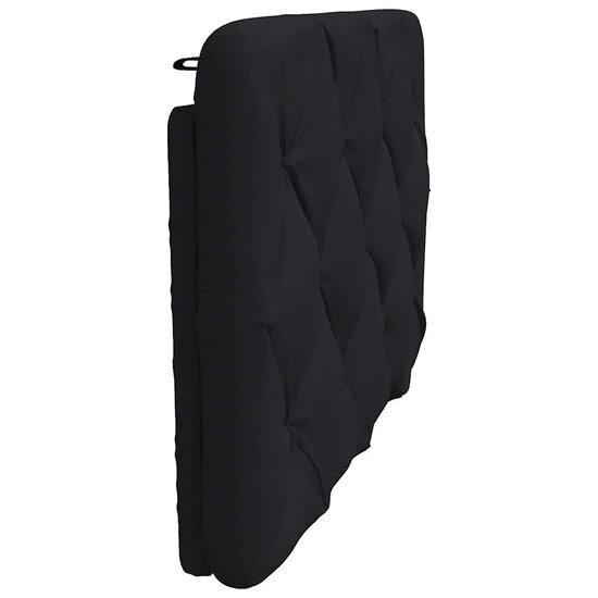 Hoofdbordkussen Stof 80 cm Zwart