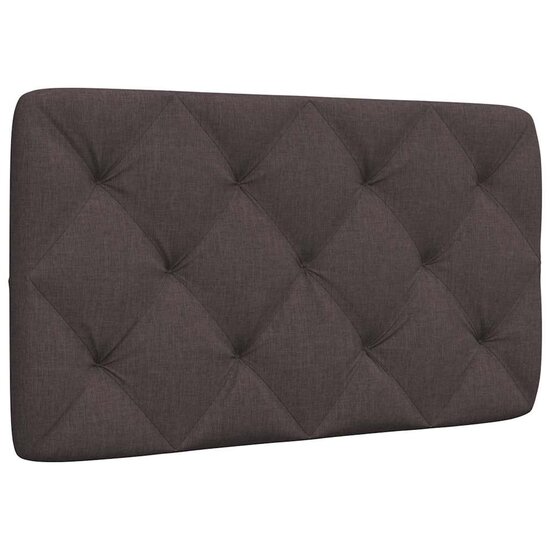 Hoofdbordkussen Stof 90 cm Donkerbruin