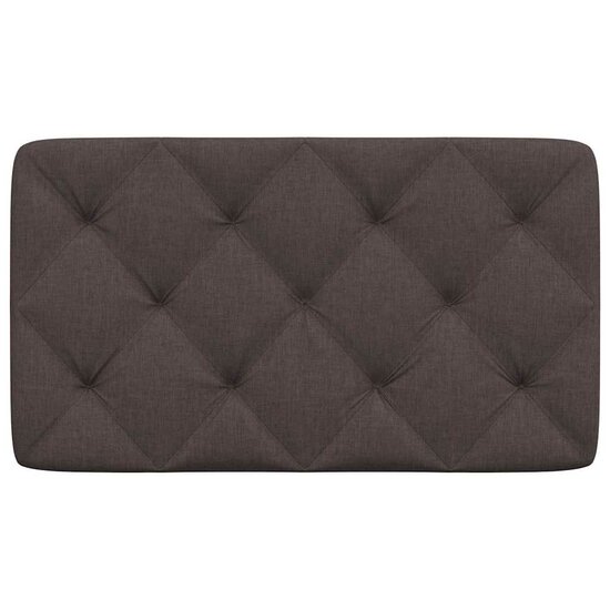 Hoofdbordkussen Stof 90 cm Donkerbruin