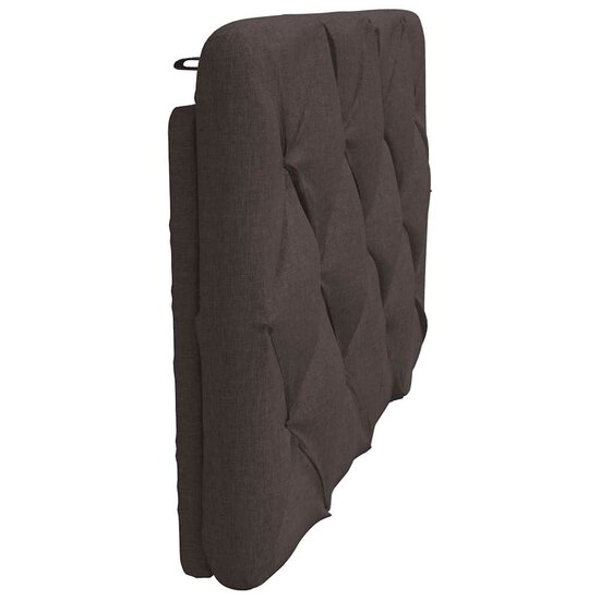 Hoofdbordkussen Stof 90 cm Donkerbruin
