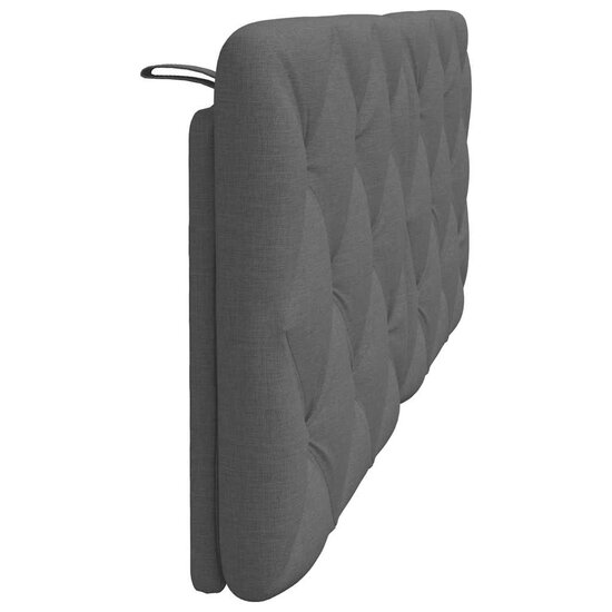 Hoofdbordkussen Stof 140 cm Donkergrijs