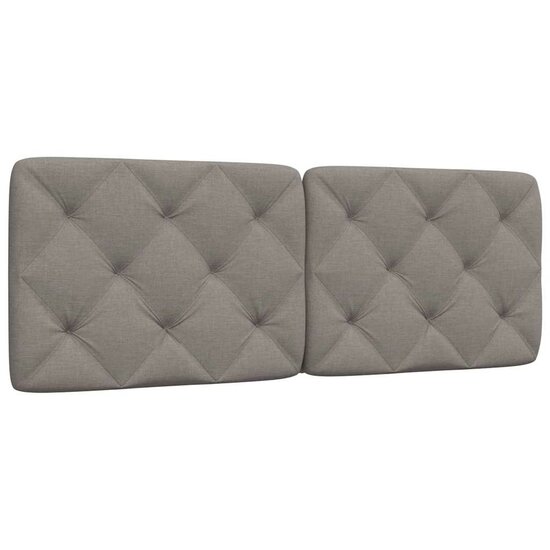 Hoofdbordkussen Stof 120 cm Taupe
