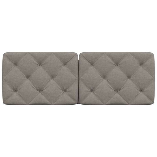 Hoofdbordkussen Stof 120 cm Taupe