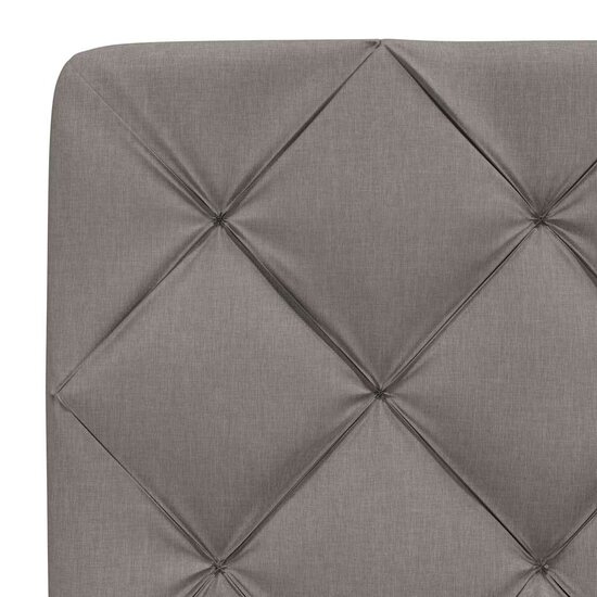 Hoofdbordkussen Stof 120 cm Taupe