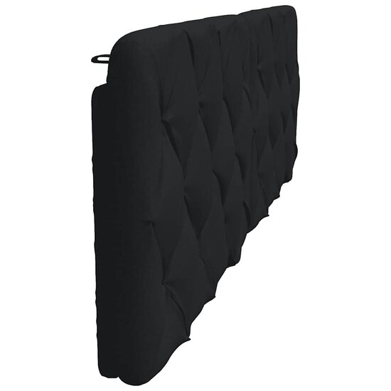 Hoofdbordkussen Stof 180 cm Zwart