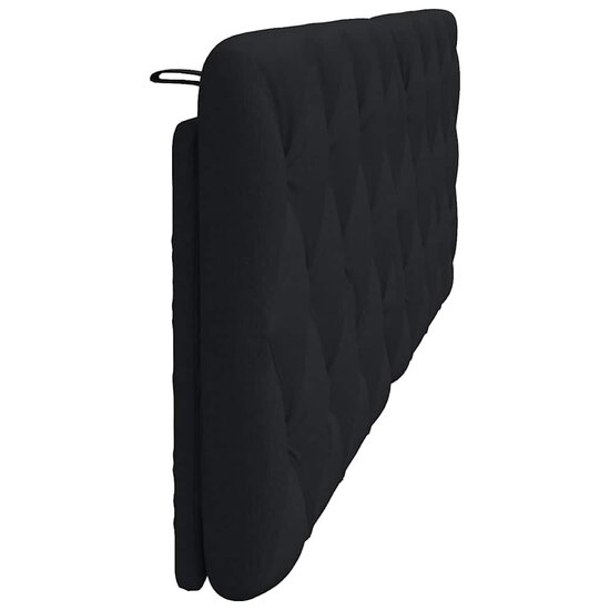 Hoofdbordkussen Stof 160 cm Zwart
