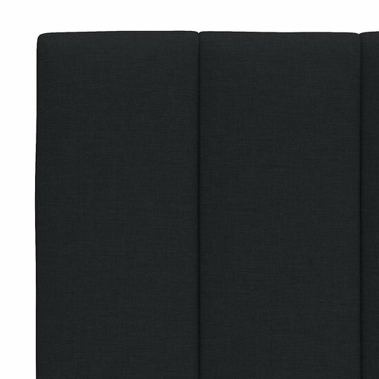 Hoofdbordkussen Stof 90 cm Zwart