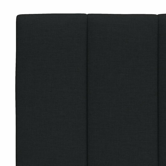 Hoofdbordkussen Stof 90 cm Zwart