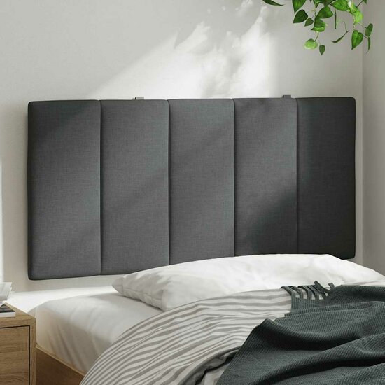 Hoofdbordkussen Stof 100 cm Donkergrijs