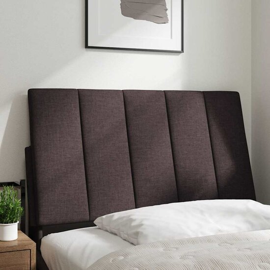 Hoofdbordkussen Stof 80 cm Donkerbruin