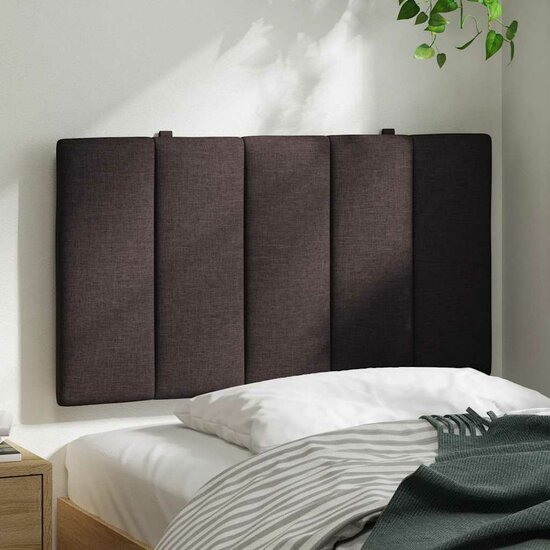Hoofdbordkussen Stof 80 cm Donkerbruin