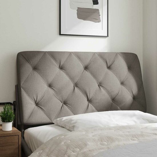 Hoofdbordkussen Stof 100 cm Taupe