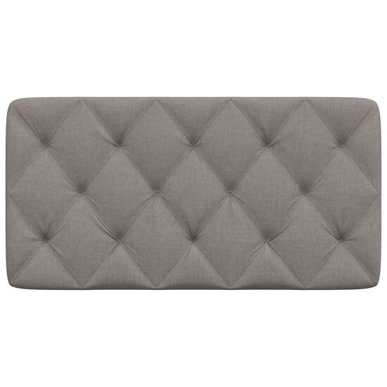 Hoofdbordkussen Stof 100 cm Taupe