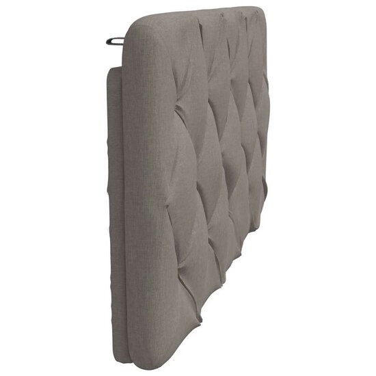 Hoofdbordkussen Stof 100 cm Taupe