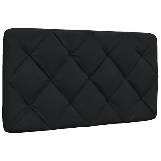 Hoofdbordkussen Stof 90 cm Zwart