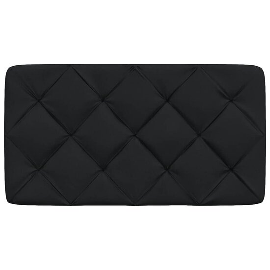 Hoofdbordkussen Stof 90 cm Zwart