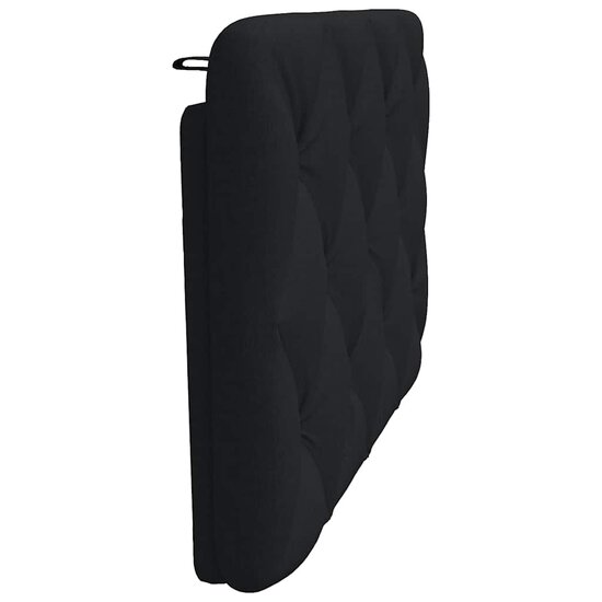 Hoofdbordkussen Stof 90 cm Zwart