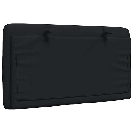 Hoofdbordkussen Stof 90 cm Zwart