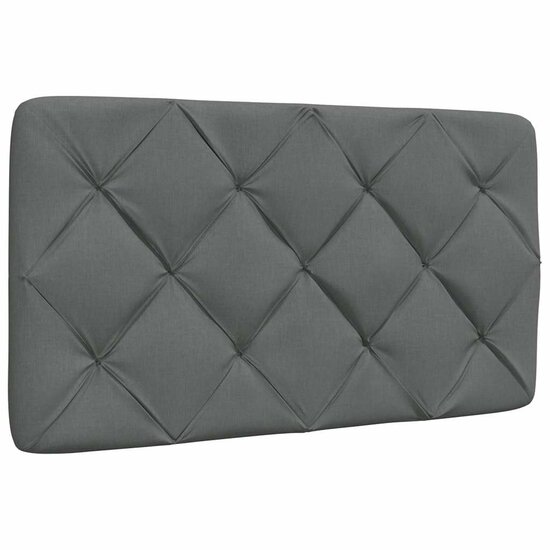 Hoofdbordkussen Stof 80 cm Donkergrijs