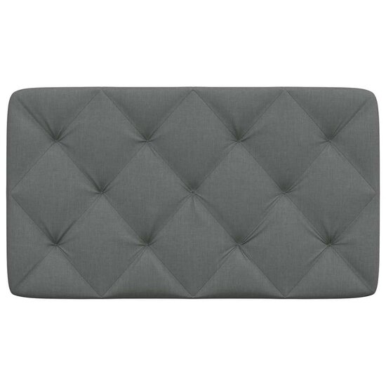 Hoofdbordkussen Stof 80 cm Donkergrijs