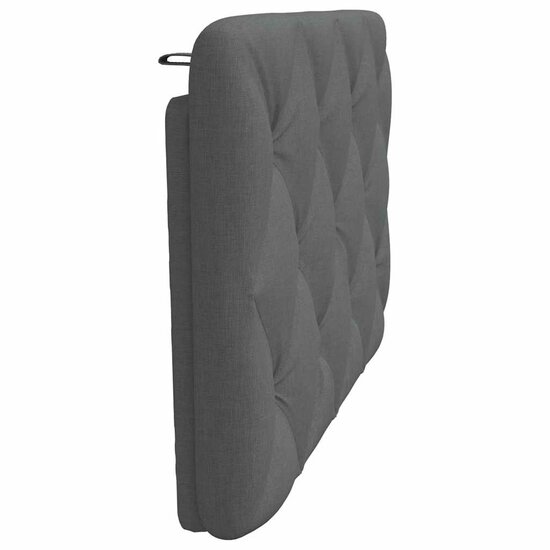 Hoofdbordkussen Stof 90 cm Donkergrijs