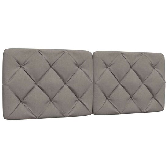 Hoofdbordkussen Stof 140 cm Taupe