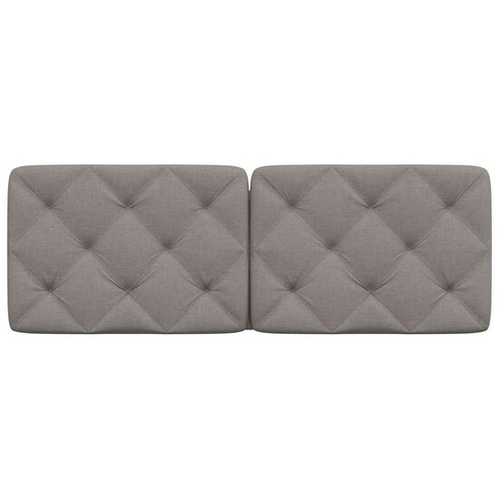 Hoofdbordkussen Stof 140 cm Taupe