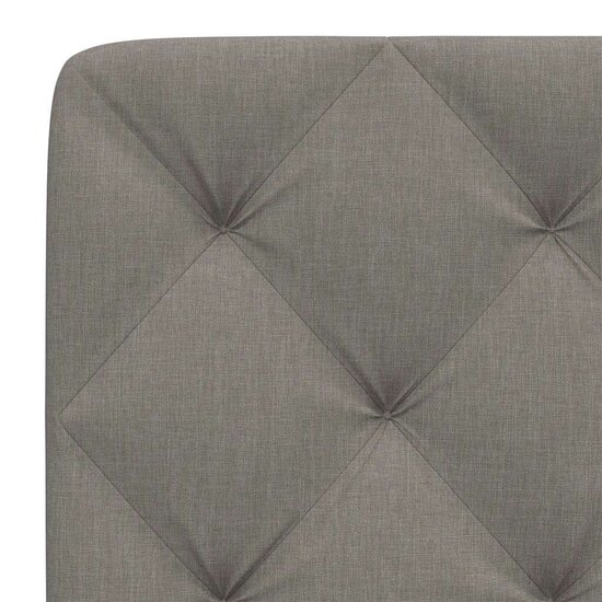Hoofdbordkussen Stof 140 cm Taupe