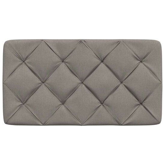 Hoofdbordkussen Stof 90 cm Taupe