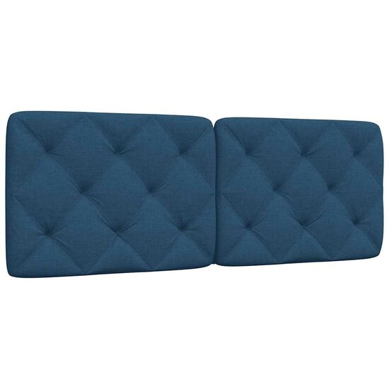 Hoofdbordkussen Stof 120 cm Blauw