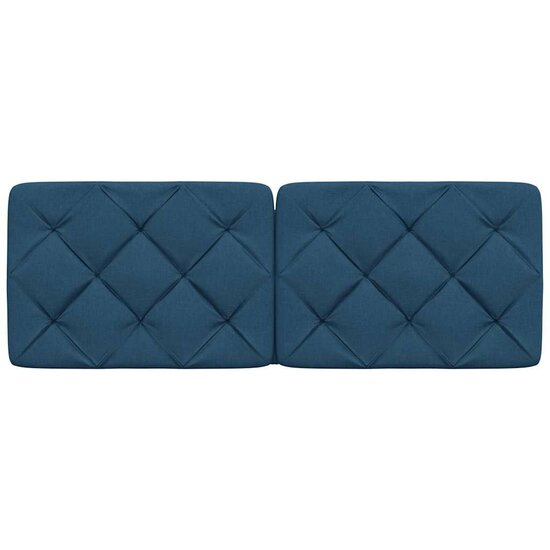 Hoofdbordkussen Stof 120 cm Blauw