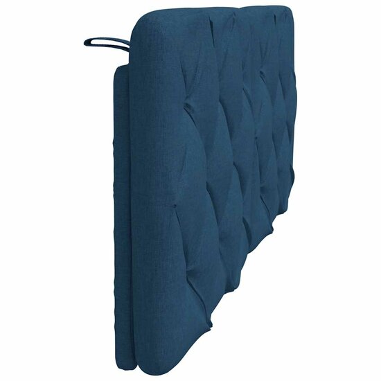 Hoofdbordkussen Stof 120 cm Blauw