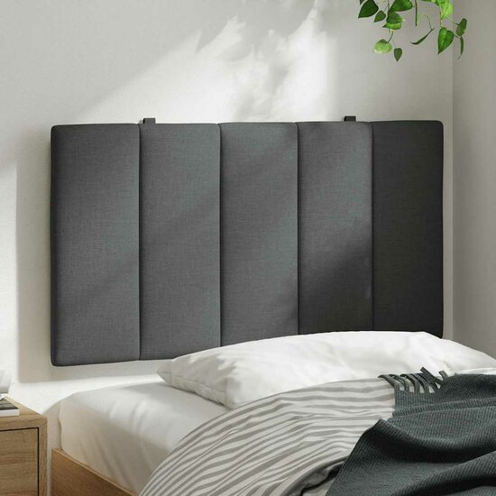 Hoofdbordkussen Stof 90 cm Donkergrijs