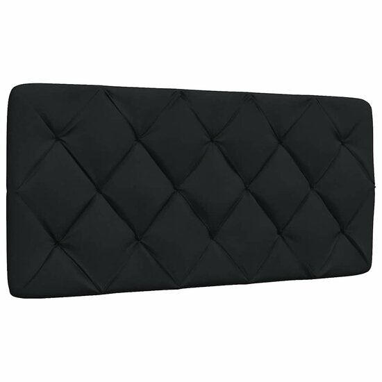 Hoofdbordkussen Stof 100 cm Zwart