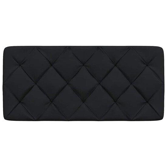 Hoofdbordkussen Stof 100 cm Zwart