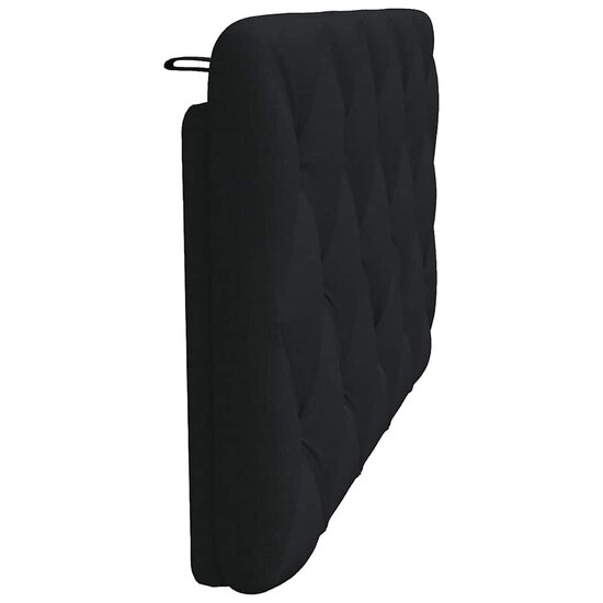 Hoofdbordkussen Stof 100 cm Zwart