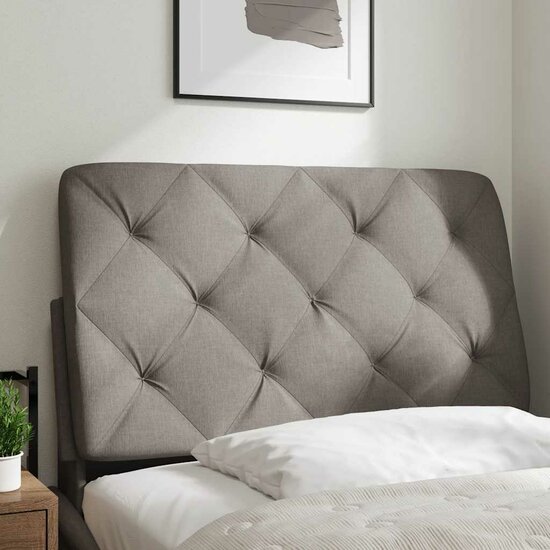 Hoofdbordkussen Stof 80 cm Taupe