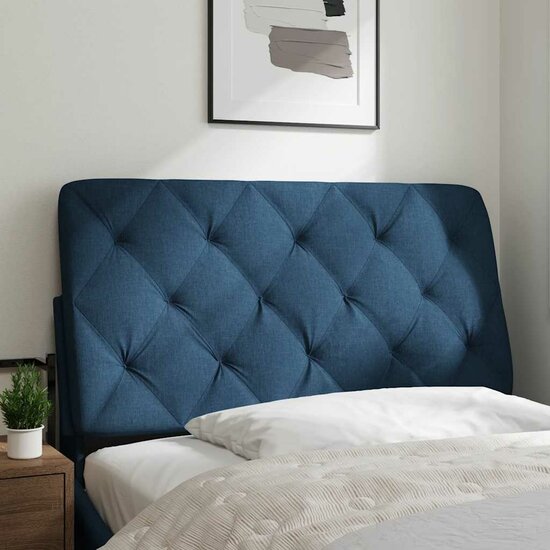 Hoofdbordkussen Stof 100 cm Blauw