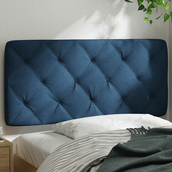 Hoofdbordkussen Stof 100 cm Blauw