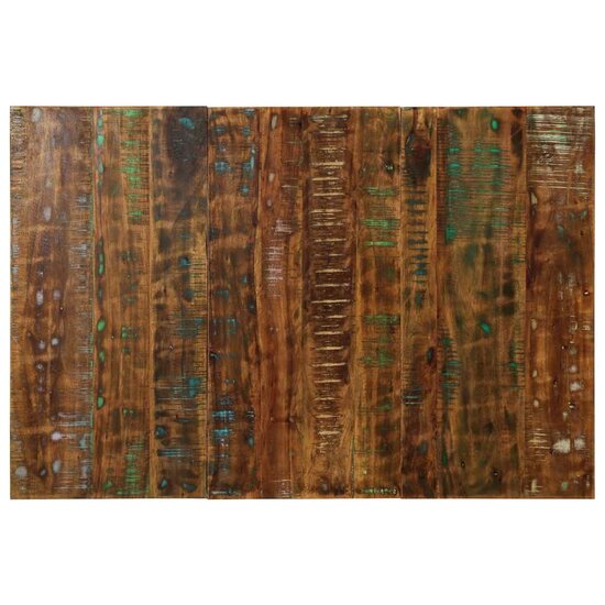 Hoofdbord 120 Cm Meerkleurig 120 x 1.5 x 80 cm massief gerecycled hout