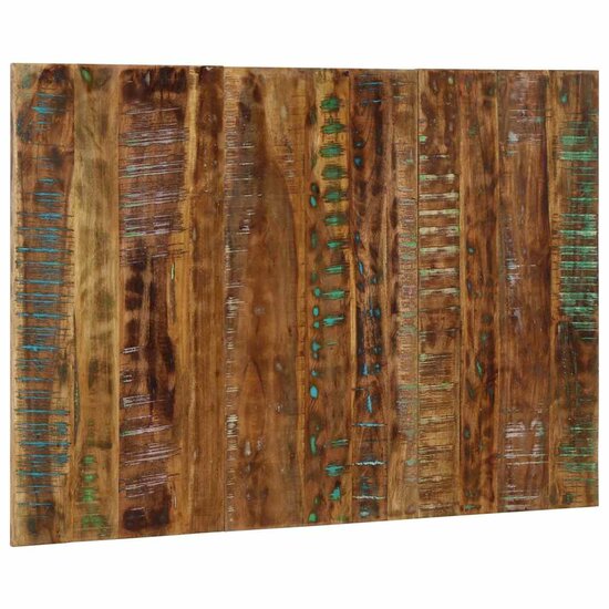 Hoofdbord 120 Cm Meerkleurig 120 x 1.5 x 80 cm massief gerecycled hout