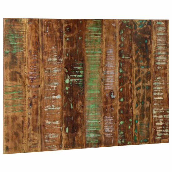 Hoofdbord 120 Cm Meerkleurig 120 x 1.5 x 80 cm massief gerecycled hout
