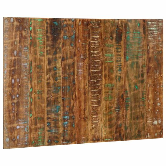 Hoofdbord 120 Cm Meerkleurig 120 x 1.5 x 80 cm massief gerecycled hout
