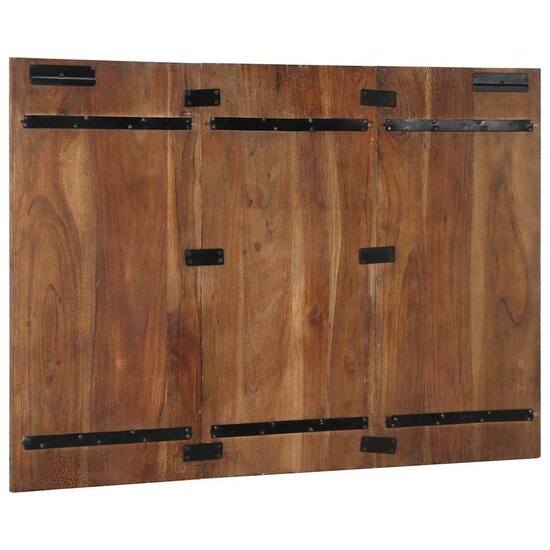 Hoofdbord 120 Cm Meerkleurig 120 x 1.5 x 80 cm massief gerecycled hout